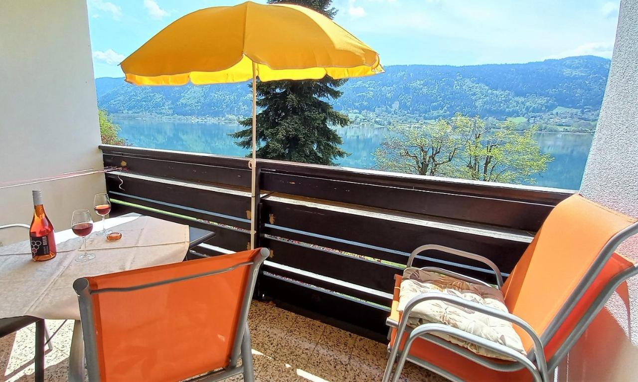 Maren Seeblick Appartement Haus Haensel&Gretel Direkt Am Ossiacher See Mit Hallenbad Stiegl Exterior photo